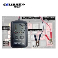 Herramienta de Diagnóstico Automotriz TAIWAN CALIBRE, Probador de Relés Electrónicos de 12V/24V, Prueba de Batería, Certificación CE, Ajuste Universal para Vehículos