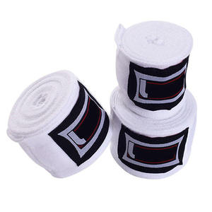 Bandages de boxe en coton avec logo personnalisé, 5 m, élastiques, respirants, pour poignet, unisexe, pour entraînement fitness - Product Image 6