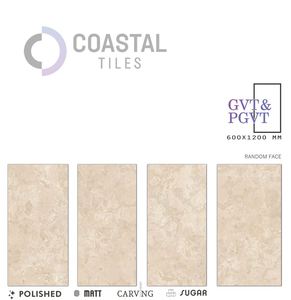 กระเบื้องพอร์ซเลนขนาด 600x1200 มม. หนา 9 มม. ป้องกันการแตก ทนทานต่อการสึกหรอ ดูดซึมน้ำต่ำ ราคาโรงงาน - Product Image 1