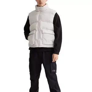 Veste d'hiver professionnelle moderne pour homme, gilet matelassé sans manches, confortable, respirant, logo personnalisé, haute qualité - Product Image 1