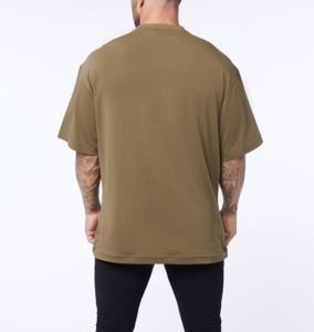 Camiseta Unisex Extra Grande de Punto Grueso, Formal, de Algodón y Poliéster, Transpirable, Lisa, de Manga Corta, para Serigrafía, Tallas Grandes para Hombre - Product Image 4