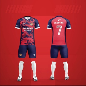 Ensemble de survêtement unisexe d'hiver à fermeture éclair intégrale de haute qualité, 2 pièces, respirant, pour l'entraînement de football, avec blocs de couleur, poids moyen, 100 % coton - Product Image 3