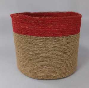 Panier de rangement en jonc de mer avec couvercle, écologique, rond, tressé, pour vêtements sales et jardinière, idéal pour la décoration intérieure - Vente chaude - Product Image 6