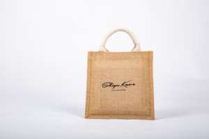 Sac fourre-tout en jute bio avec fermeture éclair et taille personnalisable pour les commandes en gros - Product Image 6