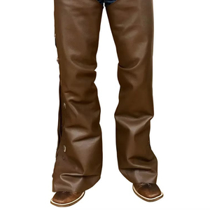 Professional Premium Quality Leather <b>Chaps</b> Men's Horse <b>Riding</b> Western Style Full <b>Chaps</b> Custom Made OEM/ODM Service Private - Product Image 4