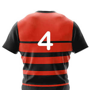 Best Hot Selling 100% Polyester <b>Material</b> Rugby Uniform New Style Custom Team Use Short Sleeve Football Wear Jerseys & Shorts Set - Product Image 5