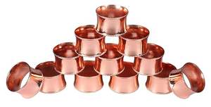 Anillos de servilleta de metal dorado de lujo a bajo precio con diseño de caballo para bodas, decoración de mesa de alta calidad en oferta. - Product Image 2