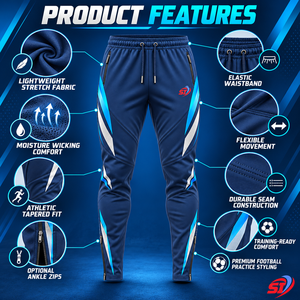 Pantalones de Entrenamiento de Fútbol Aero Prism para Hombre, Secado Rápido, Spandex/Algodón Elástico, Corte Ajustado, Ligeros, para Práctica de Fútbol - Product Image 4
