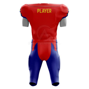Ensemble d'uniformes de football américain en tissu polyester respirant, coupe confortable pour l'entraînement, les compétitions et les matchs - Product Image 2