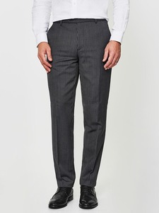 Pantalon de Costume Homme Grande Taille Plissé à la Taille Extensible 4 Directions Coupe Droite Haut de Gamme Automne Hiver - Product Image 3