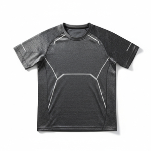 Camiseta Deportiva de Poliéster y Elastano al por Mayor, de Secado Rápido, Absorbe la Humedad, para Correr, Ropa Deportiva para Hombre, Fabricante de Ropa de Gimnasio - Product Image 1