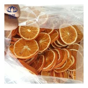 Tranches d'orange séchées les plus recherchées, tranches d'agrumes nettoyées et transformées pour garniture de boissons et décoration de desserts, couleur vive - Product Image 2