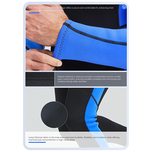 Combinaison de plongée intégrale pour homme avec fermeture éclair dorsale, combinaison de surf en néoprène durable pour eau froide, équipement de pêche sous-marine, exportation mondiale - Product Image 3