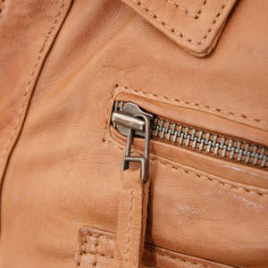 Chaqueta de Cuero Casual y Cómoda para Hombre, para Uso en la Ciudad en Invierno, Impermeable y Transpirable, Estilo Urbano, con Opción de Logotipo Frontal - Product Image 6