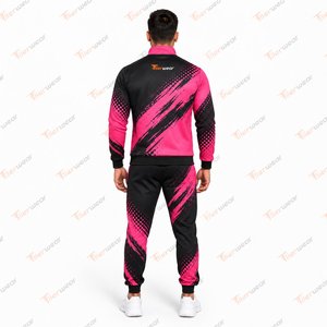 Mens Custom Printed Sublimation Tracksuit Jacket <b>Pants</b> Full Sports Set Athletic Running Training Football Gym Fitness Teamwear - Product Image 4
