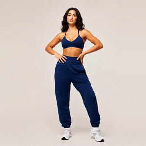 Pantalon de survêtement pour femme, taille haute, coupe régulière, pour le sport, le yoga, l'entraînement et la course à pied - Product Image 4