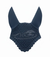 Cache-oreilles anti-mouches pour chevaux en nylon personnalisé, respirant, en maille crochetée, protection équestre avec logo – Vente chaude