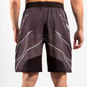 Pantalones Cortos Deportivos MMA para Hombre con Tela Elástica para Entrenamiento en Gimnasio, Artes Marciales y Práctica de Combate - Product Image 2