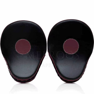 Almohadillas de boxeo curvas al por mayor para entrenamiento, manoplas de boxeo, almohadillas de enfoque, manoplas con logo personalizado, almohadillas de palma de cuero PU para patadas - Product Image 5