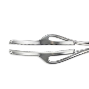 Pinza de trasplante hepático Klintmalm Premium - Pinza vascular atráumatica de acero inoxidable con mandíbulas curvas para oclusión de la vena cava y hepática - Product Image 2