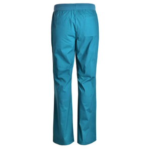 Ensemble de blouses et pantalons bleu sarcelle pour femmes, col en V, uniforme d'hôpital, tissu tissé en coton et polyester - Product Image 6