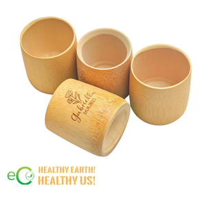 Gobelets en bambou d'emballage personnalisés écologiques/gobelets en bambou réutilisables avec logo laser de haute qualité et gravé d'Eco2go Vietnam - Product Image 1