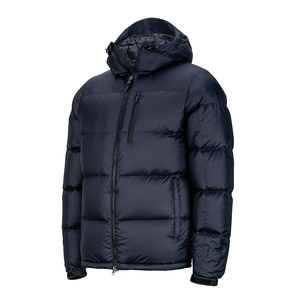 Chaqueta de Plumón Ligera con Capucha para Hombre, Chaqueta de Invierno con Cierre de Cremallera, Color Sólido, con Bolsillos, Ropa para Actividades al Aire Libre y Senderismo - Product Image 3