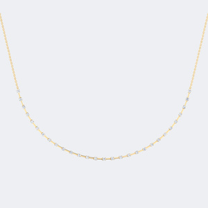 OBERON JEWELS - Collar con Diamante Cultivado en Laboratorio de 1.90CTW, Chapado en Oro de 9K, Color E, Engastado en Puntas, Certificado IGI, Joyería de Lujo para Mujer - Product Image 5