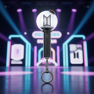 พวงกุญแจแท่งไฟ BTS ของแท้ SE-bts สติกเกอร์และสกินตกแต่งสุดเท่สำหรับพวงกุญแจ - Product Image 3