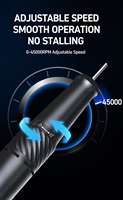 Machine à ongles professionnelle 45000 tr/min, lime à ongles électrique pour salon de manucure, logo personnalisé, OEM, ODM, vente en gros d'usine