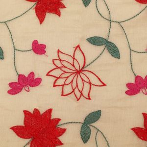 Premium Multi Embroidery Fabric Women Fashion Fabric Designer Embroidery Fabric Party Wear Fabric Luxury Fabric - Product Image 3