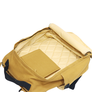 Custom Logo Minimalist Cotton Canvas <b>Backpack</b> | Eco-friendly Urban <b>Laptop</b> Bag | Premium Unisex Casual Daypack for Professionals - Product Image 4