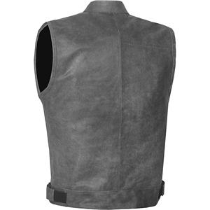 Dernier modèle, très demandé, prix de gros, qualité supérieure, gilet de motard en cuir pour homme - Product Image 2