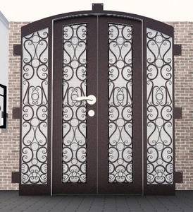 Puertas de Seguridad Exteriores de Hierro Forjado de Primera Calidad, Resistentes al Agua, Diseñadas para Brindar Resistencia, Seguridad y un Aspecto Sofisticado - Product Image 1