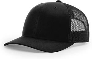 Black And White Mesh Trucker <b>Hat</b> 6-Panel Adjustable Unisex Casual Cap Spring <b>Summer</b> Style - Product Image 4
