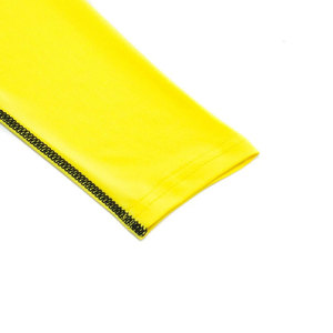 เสื้อรัดรูปแขนยาวสำหรับผู้ชาย สีดำ-เหลือง แห้งเร็ว เหมาะสำหรับฝึกซ้อม BJJ ยิวยิตสู - Product Image 6