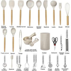 Set di 35 Utensili da Cucina con Grattugia e Cucchiaio Inclusi, Kit Essenziale per la Cucina Domestica - Product Image 3