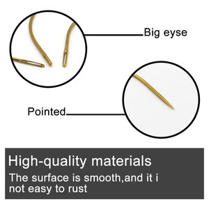 Kit d'outils pour extensions capillaires avec micro-anneaux dorés, outil à boucle en acier inoxydable, aiguille à crochet, kit professionnel de pinces pour micro-perles - Product Image 3