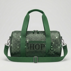 Custom color Waterproof Sport Bags Gym Bag Female Costume Glitter bag Dance Duffel Cheerleading Glitter Bag with Zipper Closure - Product Image 6