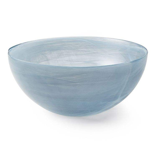 ชามเรซิ่นปลอดภัยสำหรับอาหาร ทำด้วยมือ พร้อมลวดลายเรซิ่นและลวดลายเกลียวสีฟ้า ใช้สำหรับใส่สลัด แยม และไอศกรีม - Product Image 2