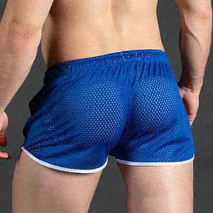 Pantalones cortos deportivos transpirables para hombre, pantalones cortos de malla de secado rápido para entrenamiento, fitness, gimnasio, natación, playa, pantalones informales ligeros para hacer deporte - Product Image 2