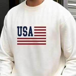 Sweat à capuche en polaire surdimensionné pour homme en taille plus, écologique, brodé, uni, teint, personnalisé, de marque - Product Image 2