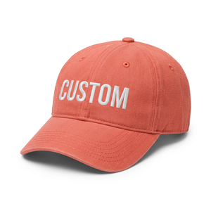 Men's Premium Cotton <b>Dad</b> <b>Hat</b> Custom Embroidery Adjustable Baseball Cap Casual Streetwear Wholesale Headwear Supplier - Product Image 5