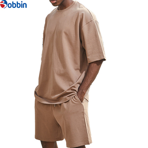 Comfortable Outfit Unisex Men's Oversized T-Shirt <b>Sets</b> Solid TShirt Jogger <b>Set</b> High Street Summer Breathable Customized Men <b>Sets</b> - Product Image 6