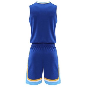 Wholesale OEM Custom Breathable Quick Dry Plus Size Summer Basketball Uniform and <b>Shorts</b> Sublimation Blank Uniform Set - Product Image 3