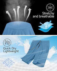 Pantalones Cortos Deportivos Transpirables para Hombre, para Correr, Gimnasio, Fitness, con Logotipo Personalizado, 5 Pulgadas, Casuales - Product Image 4
