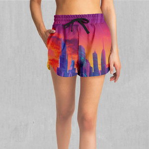 Shorts de Baño para Mujer con Diseño Sublimado Directo de Fábrica, Personalizables, con Patrón Sólido, para Uso Diario en la Playa - Product Image 2