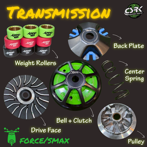 KAO Racing Variator and CVT Transmission Kit for Yamaha FORCE 155 - Product Image 5