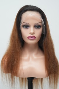 Full Lace <b>Wig</b> <b>Long</b> Brown Hair Transparent Swiss Lace Base With Baby Hair Average Size Remy Indian Human Hair Frontal <b>wig</b> - Product Image 3