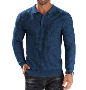 Camiseta Polo de Manga Larga para Hombre, Nueva Llegada 2026, Personalizada, Corte Ajustado, Algodón - Product Image 5